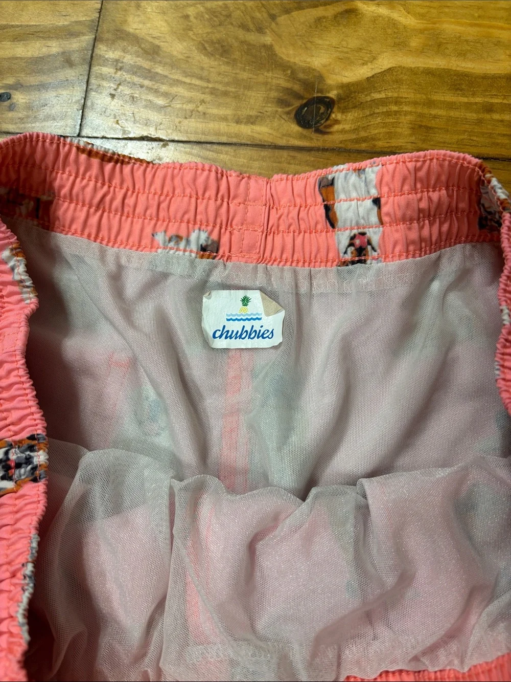Chubbies Men’s Swim Trunks w/English Bulldog Best For Medium